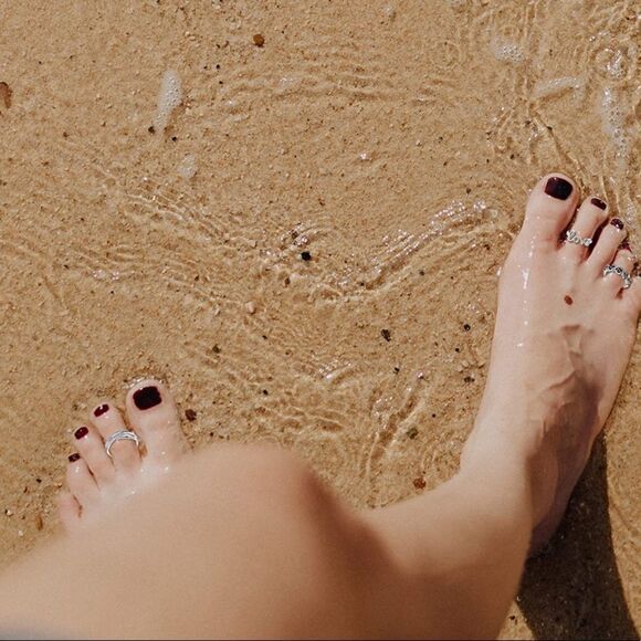 Silver Adjustable Boho Open Toe Rings - Set of 54 - Picture 9 of 9